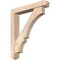 Ekena Millwork Balboa Arts and Crafts Smooth Bracket w/ Offset Brace, Douglas Fir, 5 1/2"W x 32"D x 36"H BKT0604X32X36BOA03SDF - alternate 1